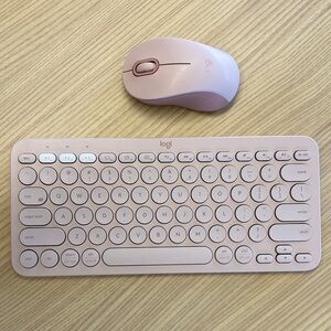 Logitech Rose Wireless Keyboard and Mouse Combo